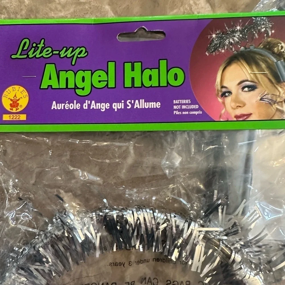 NWT Light-Up Angel Halo Silver - Lot of 4 - Party - Dress Up - Costume